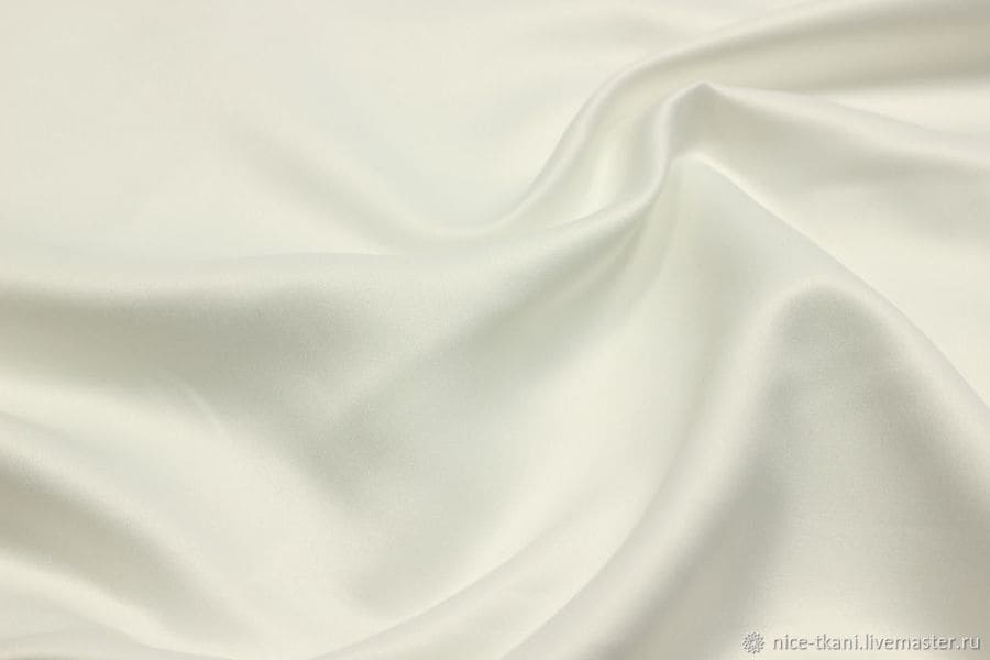Ткань костюмно-платеная Атлас (белый)