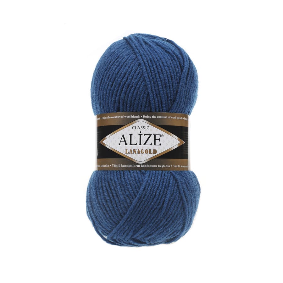 Пряжа LANAGOLD (Alize), цвет 155 темно-бирюзовый