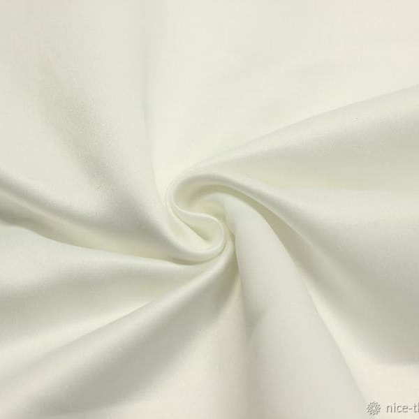 Ткань костюмно-платеная Атлас (белый)
